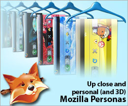 Up close and personal and 3d - Mozilla Personas - Whatwasithinking