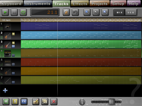 Music Studio for the iPad - Whatwasithinking.co.uk Music Studio for the iPad screenshot