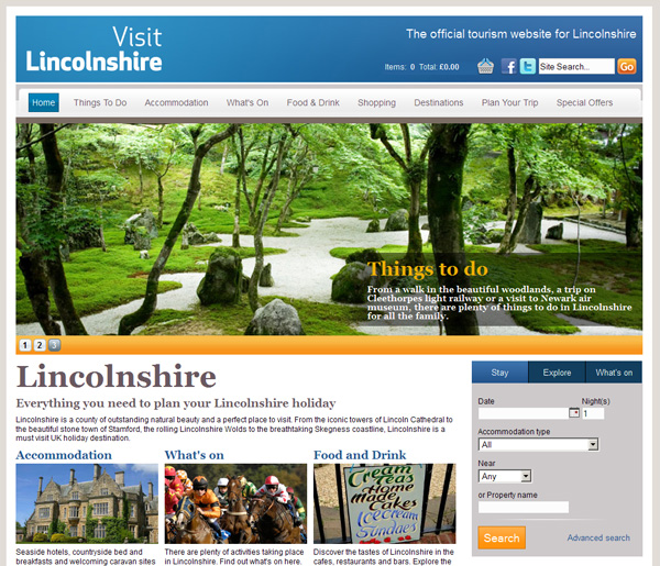 visit Lincolnshire screenshot