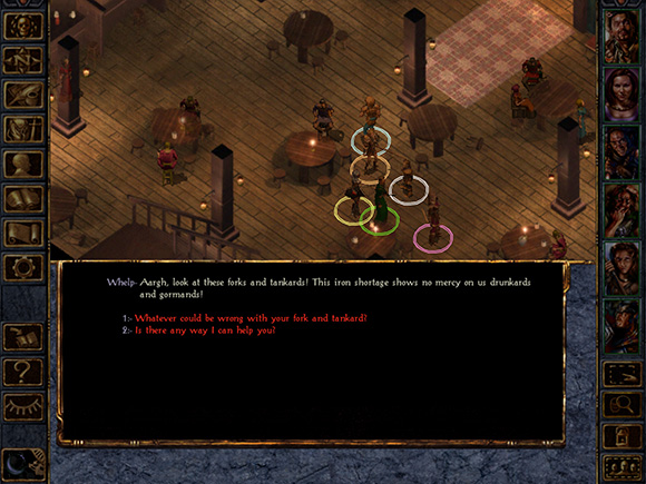 Baldurs Gate Enhanced Edition iPad review screenshot - whatwasithinking.co.uk BG:EE screenshot